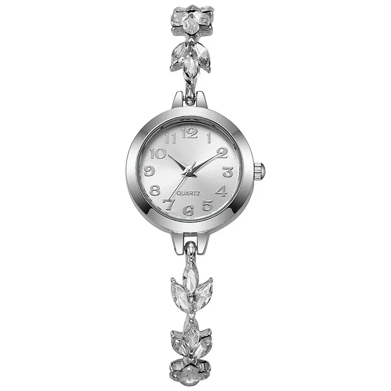 Rhinestone Bracelet Quartz Watch
