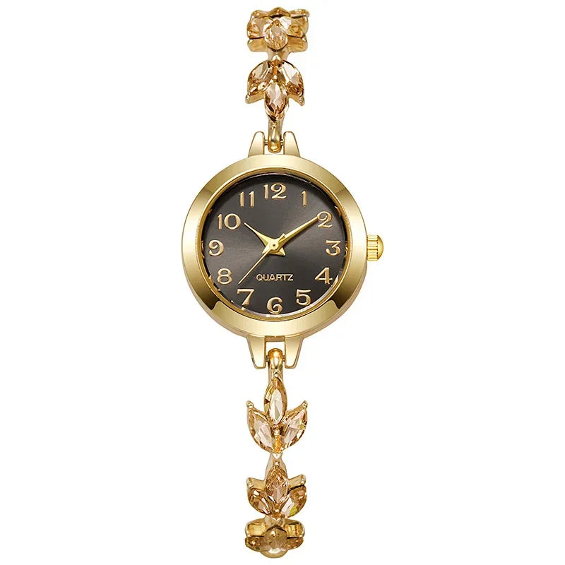 Rhinestone Bracelet Quartz Watch